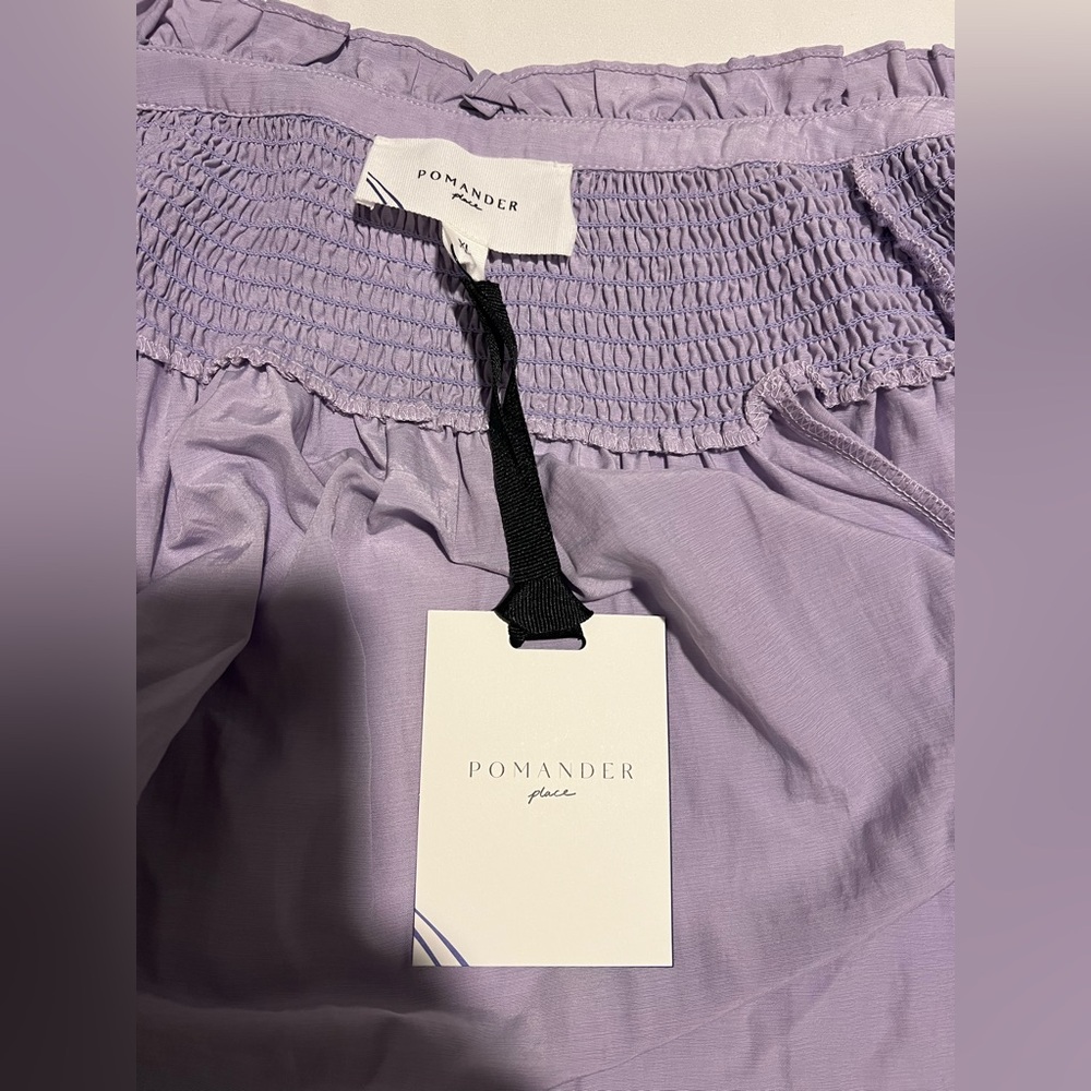 Pomander Place 3/4 Sleeve Blouse Pomander Place Size XL PURPLE 3/4 sleeve NWT - Picture 9 of 16